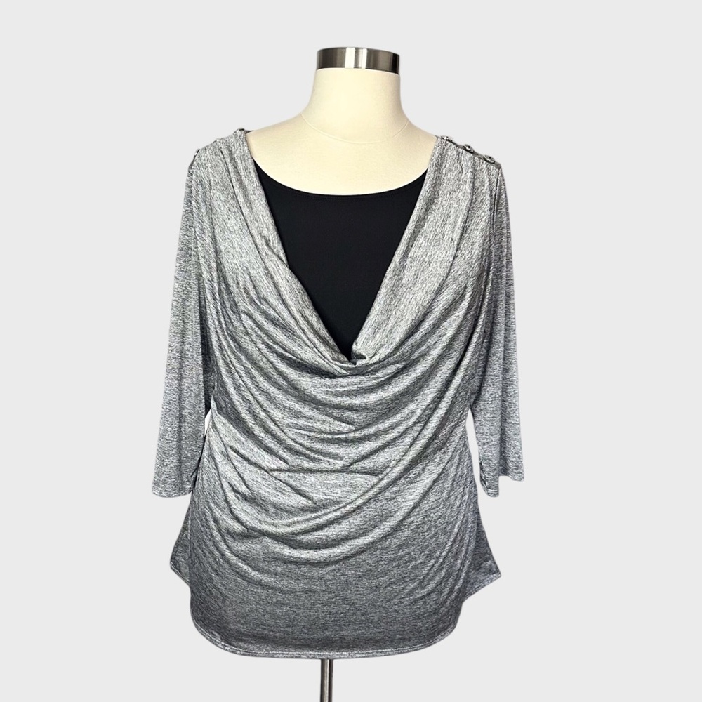 Rachel Rachel Faux‎ Layer Draped Top